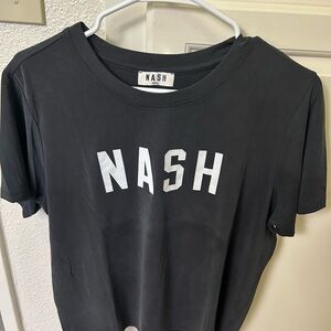 Nash Poppy Tee in Black